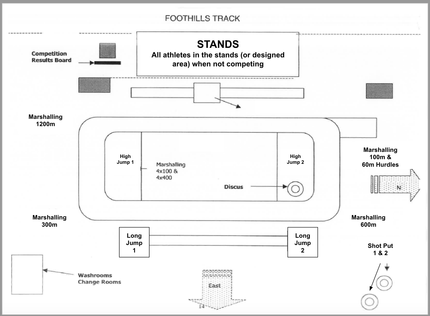 CMLSAA Foothills Map
